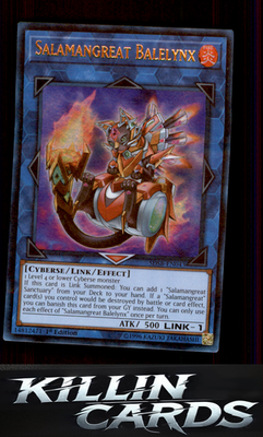 1st Edition Salamangreat Balelynx SDSB-EN043 YuGiOh Ultra Rare Structure Deck: S