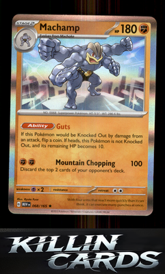 Machamp 068/165 Pokemon Rare SV: Scarlet & Violet 151 Card NM