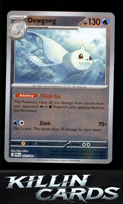 Reverse Holofoil Dewgong - 022/094 022/094 Pokemon Common ME02: Phantasmal Flame