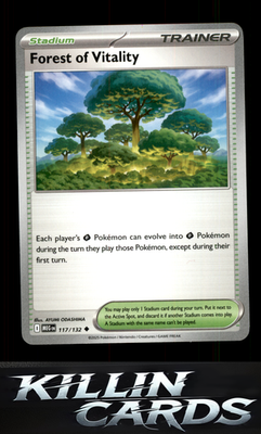 Forest of Vitality 117/132 Pokemon Uncommon ME01: Mega Evolution Card NM