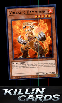 1st Edition Volcanic Hammerer LD10-EN052 YuGiOh Common Legendary Duelists: Soulb
