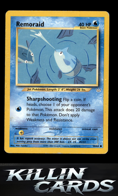 Remoraid 50/64 Pokemon Common Neo Revelation Card NM
