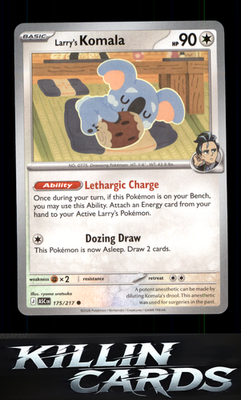 Larry's Komala 175/217 Pokemon Common ME: Ascended Heroes Card NM