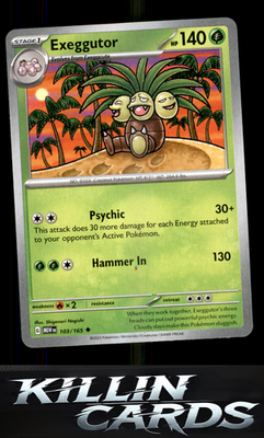 Exeggutor 103/165 Pokemon Uncommon SV: Scarlet & Violet 151 Card NM