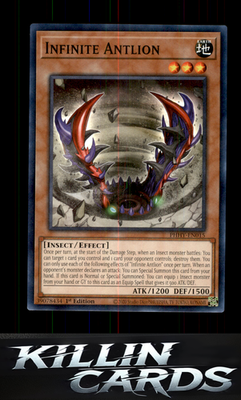 1st Edition Infinite Antlion PHHY-EN015 YuGiOh Common Photon Hypernova Card NM