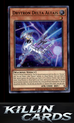 Drytron Delta Altais OP16-EN013 YuGiOh Super Rare OTS Tournament Pack 16 Card NM