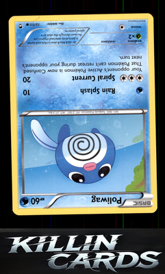 Poliwag 15/111 Pokemon Common XY - Furious Fists Card NM