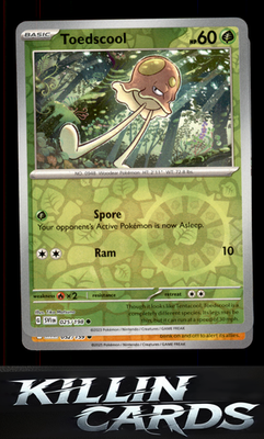 Reverse Holofoil Toedscool - 025/198 025/198 Pokemon Common SV01: Scarlet & Viol