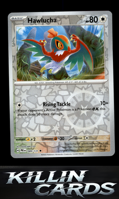 Reverse Holofoil Hawlucha 089/131 Pokemon Uncommon SV: Prismatic Evolutions Card