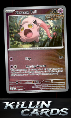 Reverse Holofoil Scream Tail 042/131 Pokemon Uncommon SV: Prismatic Evolutions C