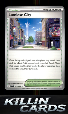 Lumiose City - 077/088 077/088 Pokemon Uncommon ME03: Perfect Order Card NM