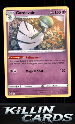 Gardevoir 069/195 Pokemon Rare SWSH12: Silver Tempest Card NM