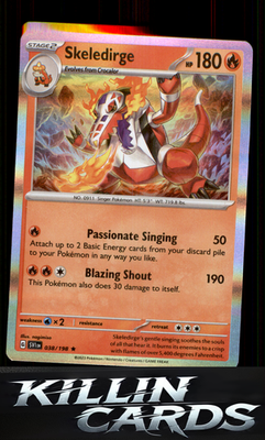 Skeledirge 038/198 Pokemon Rare SV01: Scarlet & Violet Base Set Card NM