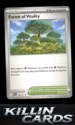 Forest of Vitality 188/217 Pokemon Uncommon ME: Ascended Heroes Card NM