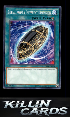 Burial from a Different Dimension SR04-EN025 YuGiOh Common Structure Deck: Dinos
