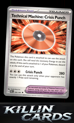 Technical Machine: Crisis Punch 090/091 Pokemon Uncommon SV: Paldean Fates Card