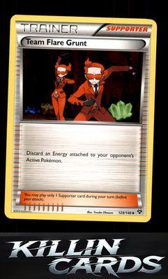 Team Flare Grunt 129/146 Pokemon Uncommon XY Base Set Card LP