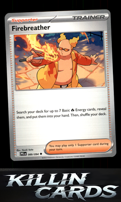 Firebreather - 089/094 089/094 Pokemon Uncommon ME02: Phantasmal Flames Card NM