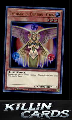 1st Edition The Agent of Creation - Venus GFP2-EN049 YuGiOh Ultra Rare Ghosts Fr