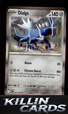 Dialga 095/132 Pokemon Rare ME01: Mega Evolution Card NM