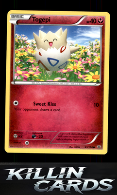 Togepi 43/108 Pokemon Common XY - Roaring Skies Card NM