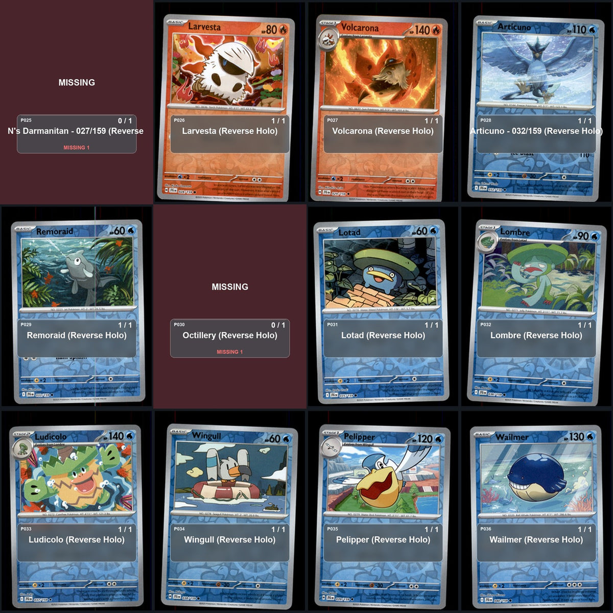 Pokemon TCG SV09: Journey Together Reverse Holo Master Set 115 Reverse Holo Card