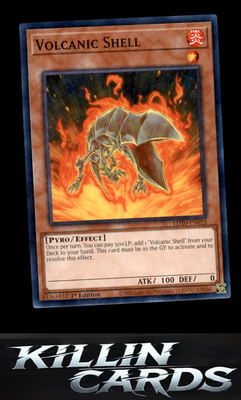 1st Edition Volcanic Shell LD10-EN025 YuGiOh Common Legendary Duelists: Soulburn