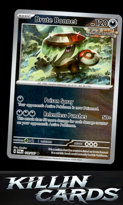 Reverse Holofoil Brute Bonnet 118/167 Pokemon Uncommon SV06: Twilight Masquerade
