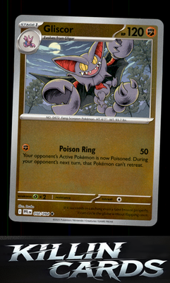 Reverse Holofoil Gliscor 050/094 Pokemon Uncommon ME02: Phantasmal Flames Card N