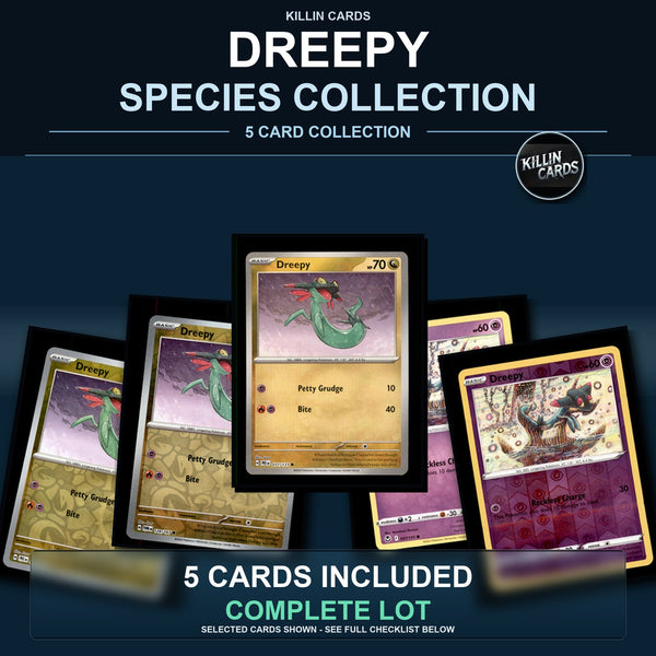 Pokemon TCG Dreepy Species Collection 5 Different Cards