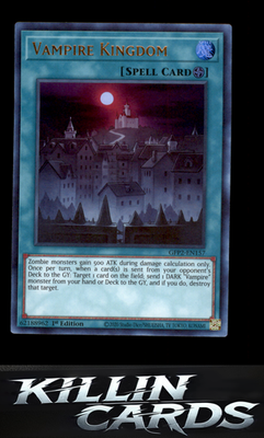 1st Edition Vampire Kingdom GFP2-EN157 YuGiOh Ultra Rare Ghosts From the Past: T