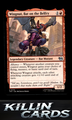 Wingnut, Bat on the Belfry 110 Magic U Teenage Mutant Ninja Turtles Card NM