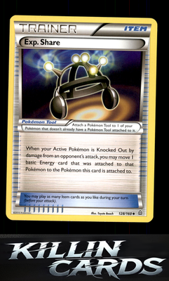 Exp. Share 128/160 Pokemon Uncommon XY - Primal Clash Card LP