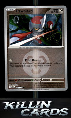 Reverse Holofoil Pawniard (Energy Symbol Pattern) 146/217 Pokemon Common ME: Asc