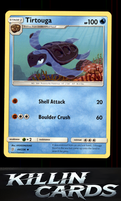 Tirtouga 44/236 Pokemon Uncommon SM - Unified Minds Card NM