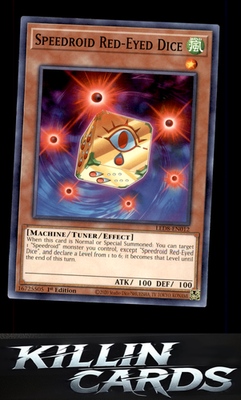 1st Edition Speedroid Red-Eyed Dice LED8-EN012 YuGiOh Common Legendary Duelists: