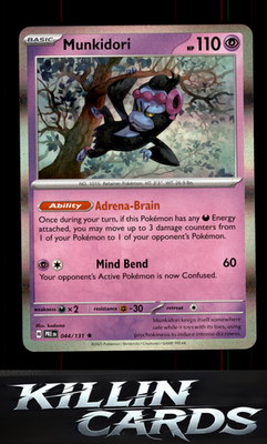 Munkidori 044/131 Pokemon Rare SV: Prismatic Evolutions Card NM