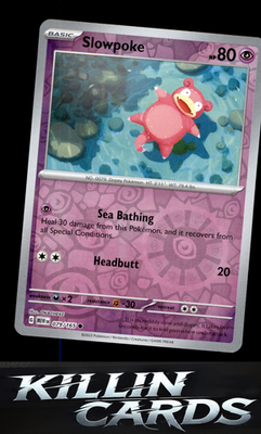 Reverse Holofoil Slowpoke 079/165 Pokemon Common SV: Scarlet & Violet 151 Card N