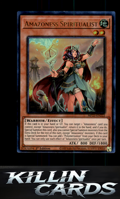 1st Edition Amazoness Spiritualist MP23-EN222 YuGiOh Ultra Rare 25th Anniversary