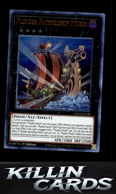 1st Edition Plunder Patrollship Moerk GFP2-EN148 YuGiOh Ultra Rare Ghosts From t