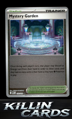 Reverse Holofoil Mystery Garden - 122/132 122/132 Pokemon Uncommon ME01: Mega Ev