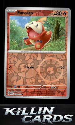 Reverse Holofoil Fuecoco - 034/193 034/193 Pokemon Common SV02: Paldea Evolved C