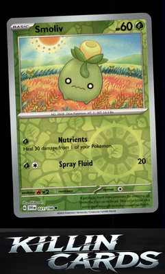 Reverse Holofoil Smoliv - 021/198 021/198 Pokemon Common SV01: Scarlet & Violet