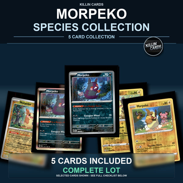 Pokemon TCG Morpeko Species Collection 5 Different Cards