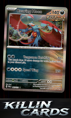 Roaring Moon 065/131 Pokemon Rare SV: Prismatic Evolutions Card NM