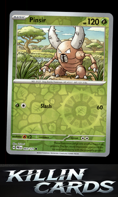 Reverse Holofoil Pinsir 003/131 Pokemon Common SV: Prismatic Evolutions Card NM