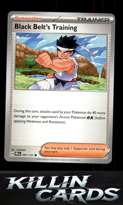Black Belt's Training - 097/131 097/131 Pokemon Common SV: Prismatic Evolutions