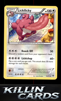 Lickilicky 79/111 Pokemon Uncommon XY - Furious Fists Card NM