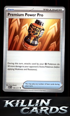 Premium Power Pro 199/217 Pokemon Uncommon ME: Ascended Heroes Card NM