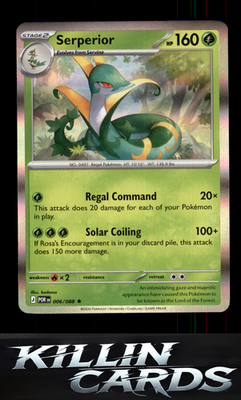 Serperior 006/088 Pokemon Rare ME03: Perfect Order Card NM